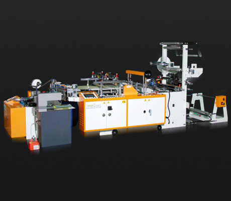Side sealing Bag making machine with finished automatic packaging device
